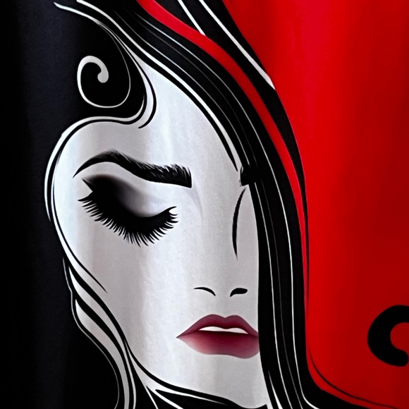 Valentinna Melancholy Woman Shirt. - Picture 3 of 5